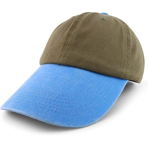 YEKEYI Extra Long Bill 100% Washed Cotton Baseball Cap Lengthened